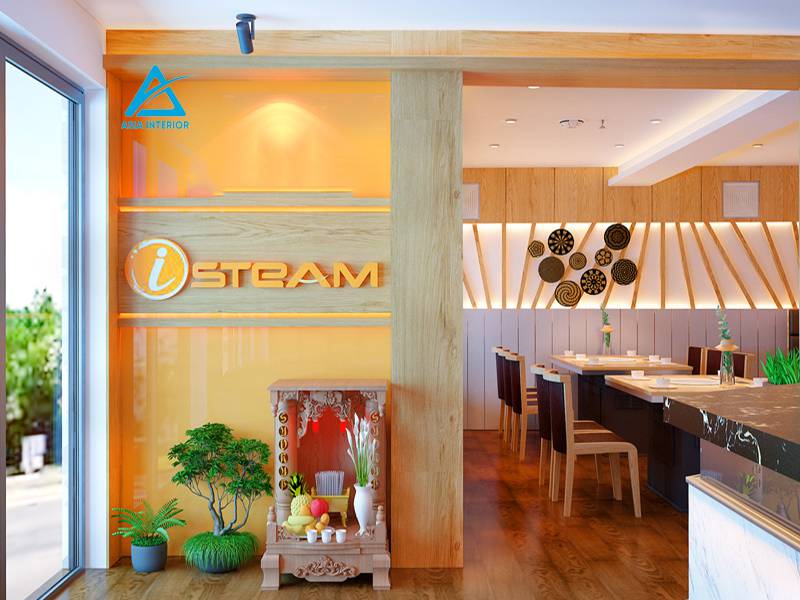 Thiết kế nhà hàng ISTEAM Hàn Quốc